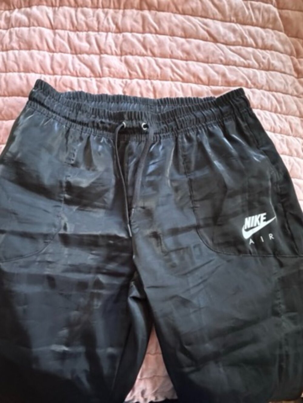Shimmery Black Nike pants